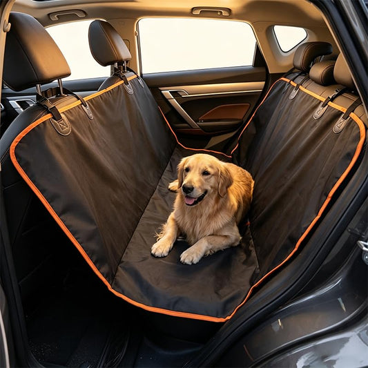 Stop Fur & Scratches: Waterproof Dog Car Seat Cover for Back Seat product photo 1