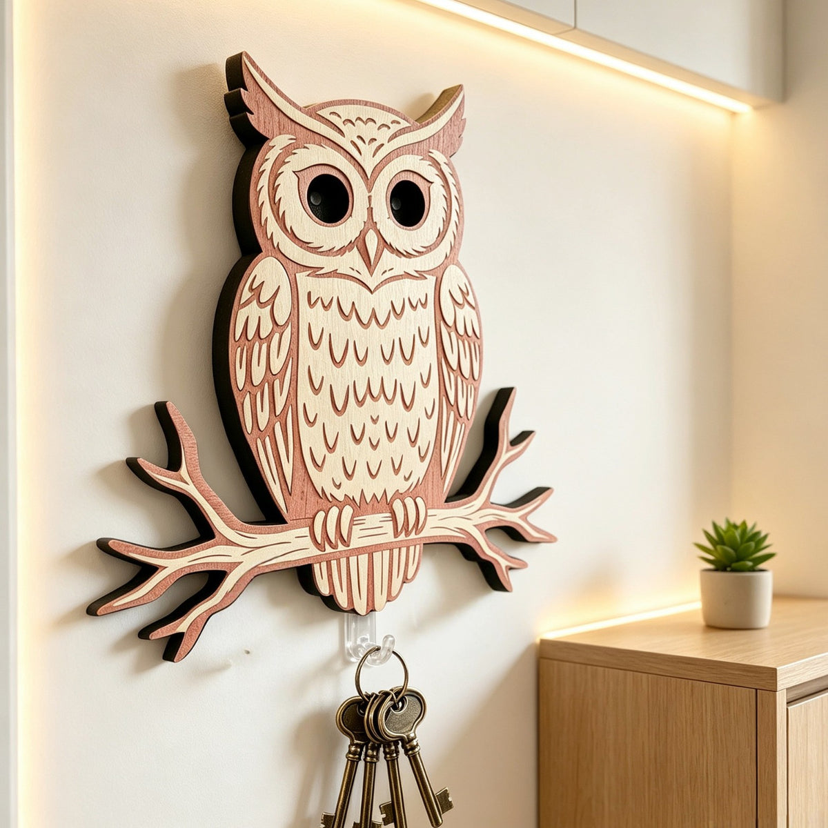 Stop Hunting for Keys: Decorative Wall Key Holder (2-Pack) — product photo 2