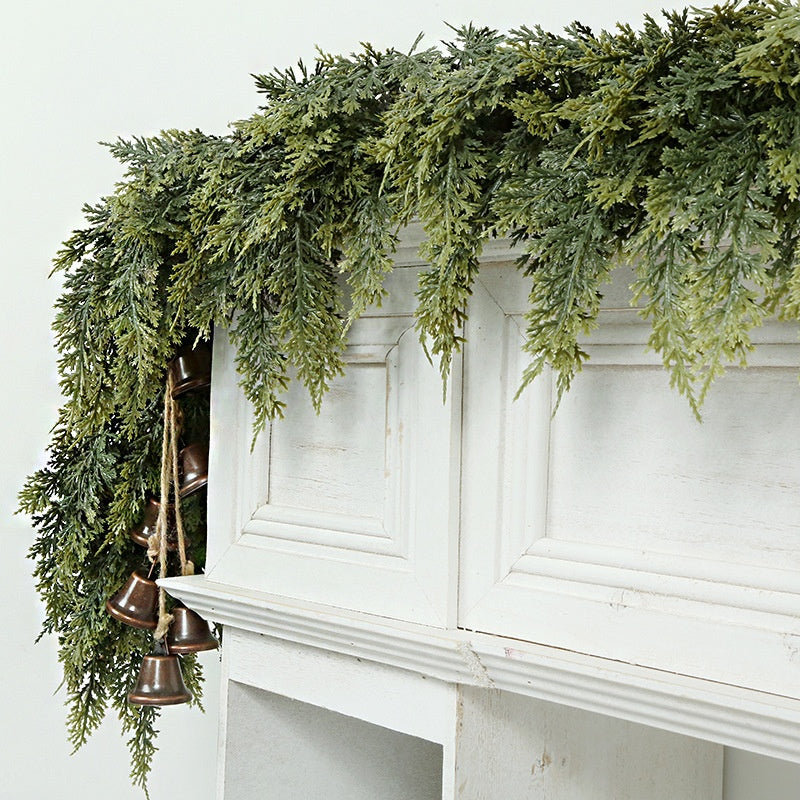 Instant Holiday Greenery: Thickened Artificial Cedar Rattan Garland product photo 3
