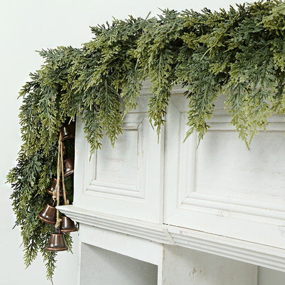 Instant Holiday Greenery: Thickened Artificial Cedar Rattan Garland product photo 3