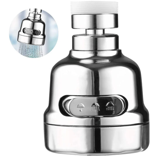 Stop the Splash: 360° Swivel Kitchen Faucet Aerator, 3 Spray Modes