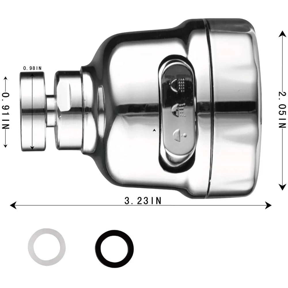Stop the Splash: 360° Swivel Kitchen Faucet Aerator, 3 Spray Modes
