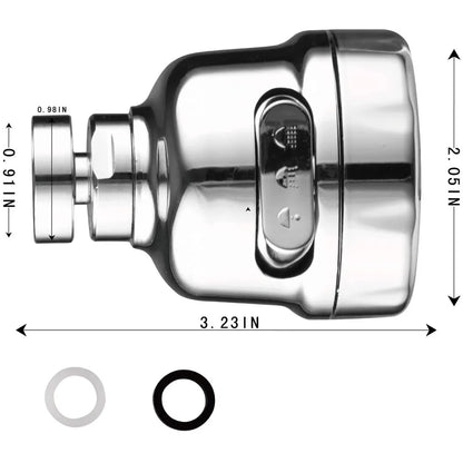 Stop the Splash: 360° Swivel Kitchen Faucet Aerator, 3 Spray Modes