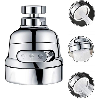 Stop the Splash: 360° Swivel Kitchen Faucet Aerator, 3 Spray Modes